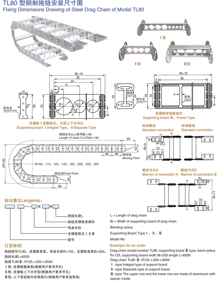 TL80 型钢制拖链安装尺寸图介绍.jpg